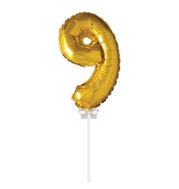 Haza Taart ballon 9 goud