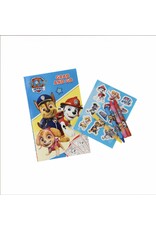 NICKELODEON Paw Patrol Kleur- en Stickerset met Waskrijtjes