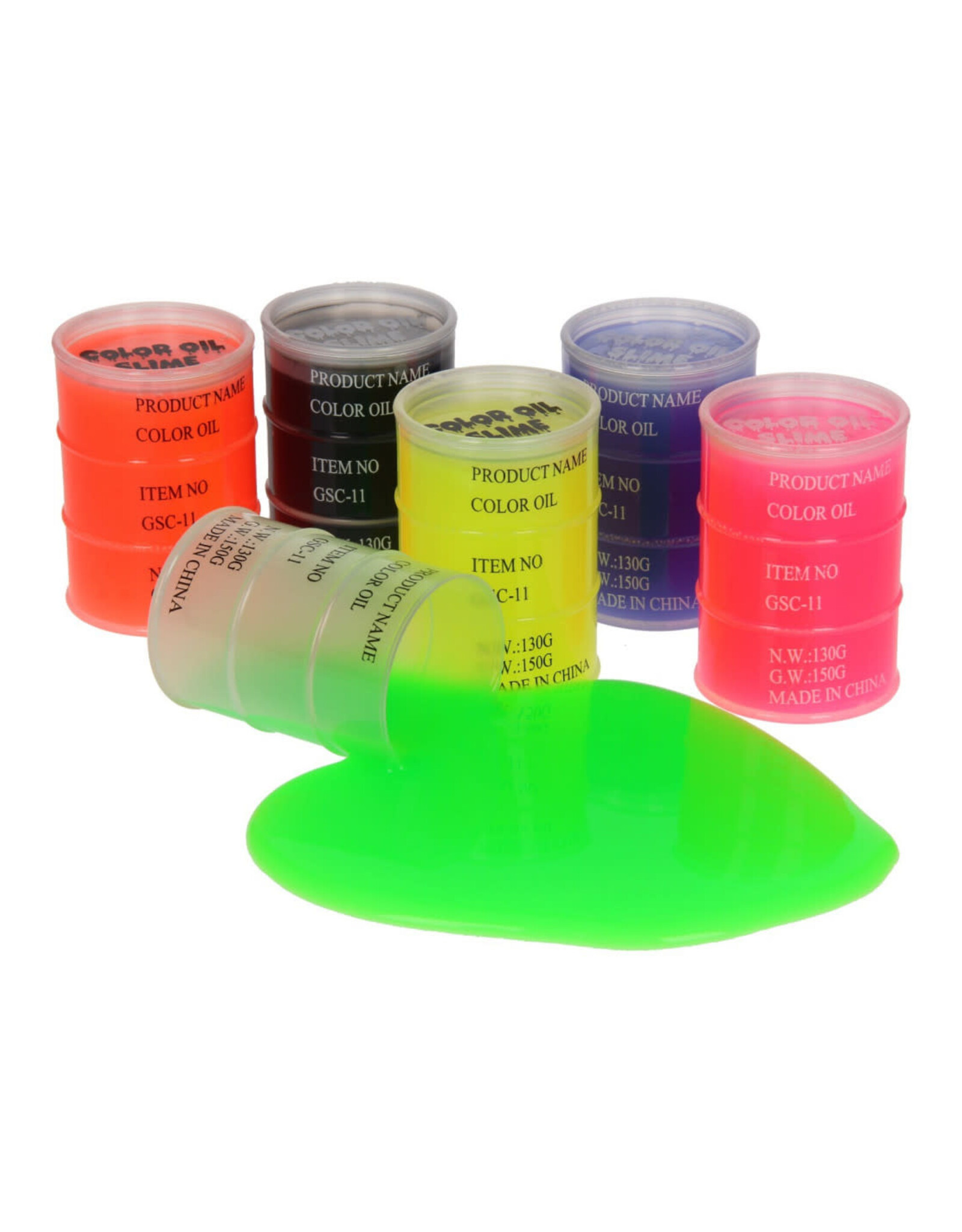 JOHNTOYS Neon color oil slime