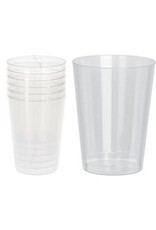 EXCELLENT HOUSEWARE Excellent Houseware re-useable Drinkglas van kunststof 280ml set van 6 stuks Vaatwasserbestendig