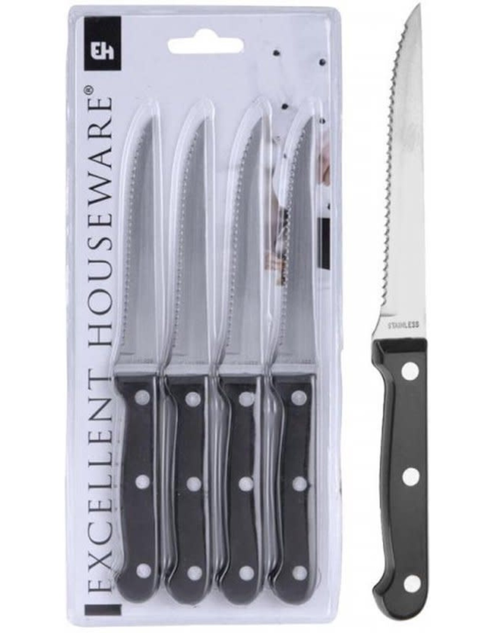 EXCELLENT HOUSEWARE Excellent Houseware Steakmessenset 4-delig