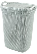 CURVER Curver Knit Wasmand met deksel - 57L - Misty Blue