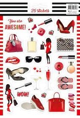 verhaak STICKERS A4 AWESOME