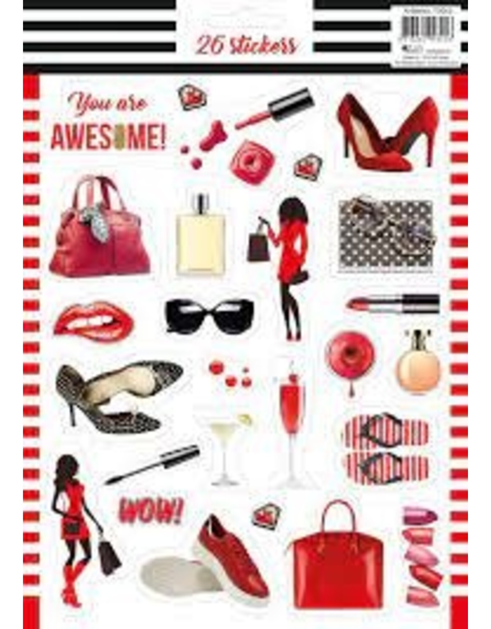 verhaak STICKERS A4 AWESOME