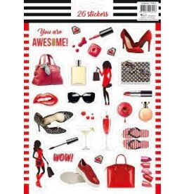 verhaak STICKERS A4 AWESOME