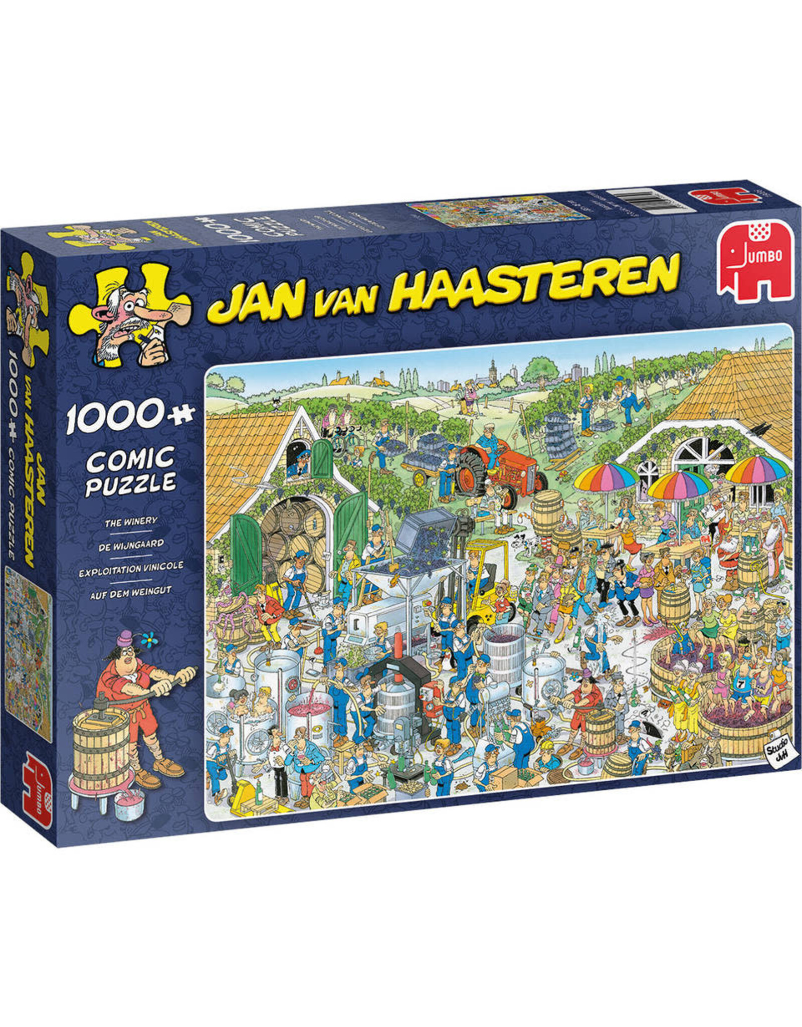 Jan van Haasteren puzzel de wijnmakerij - 1000 Stukjes