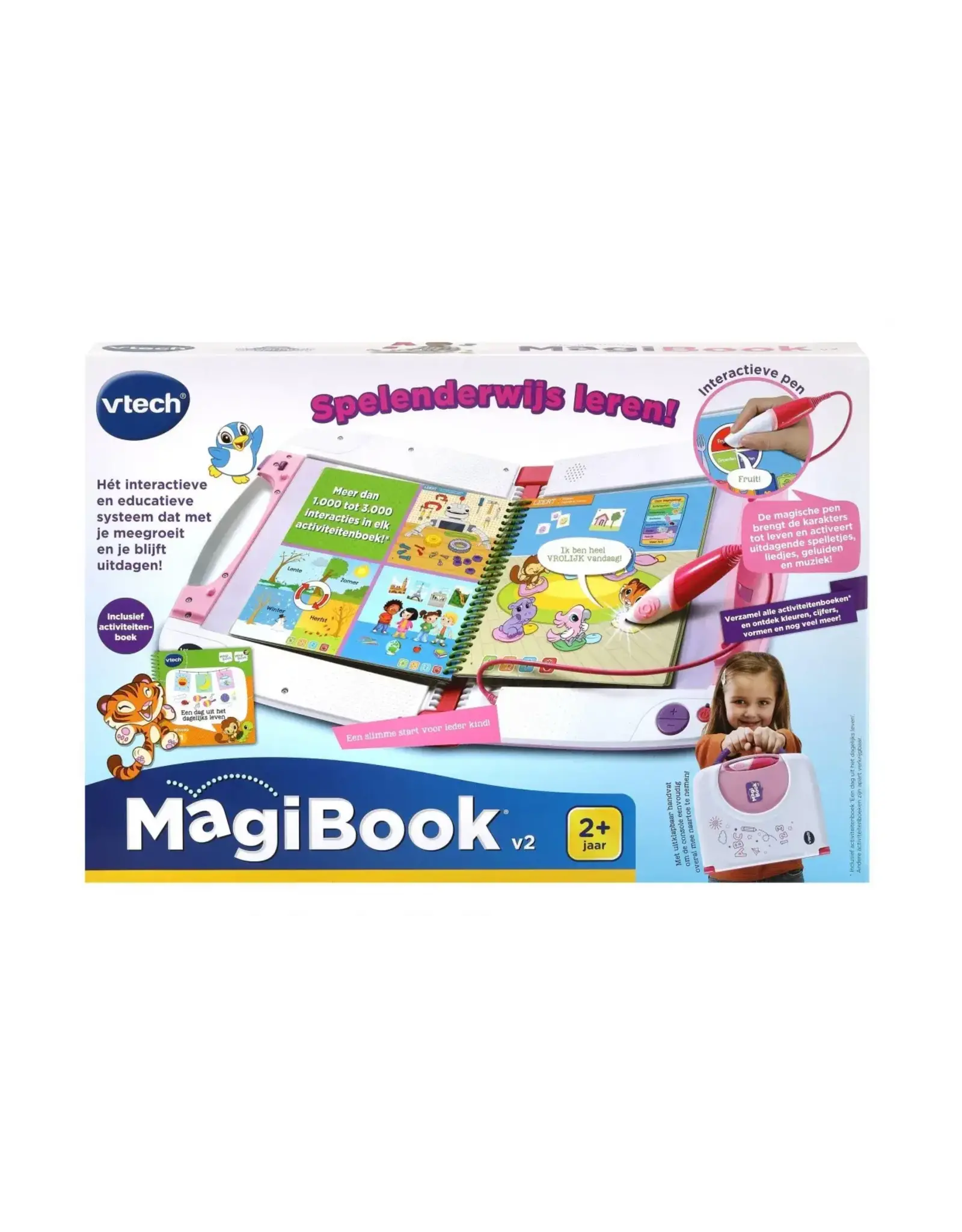 VTECH MagiBook V2 Starter Pack roze met boek