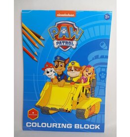 NICKELODEON Paw Patrol - Kleurboek - Met Stickers - A4 - Blauw