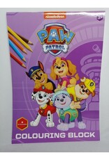 NICKELODEON Paw Patrol kleurblok met stickers A4.