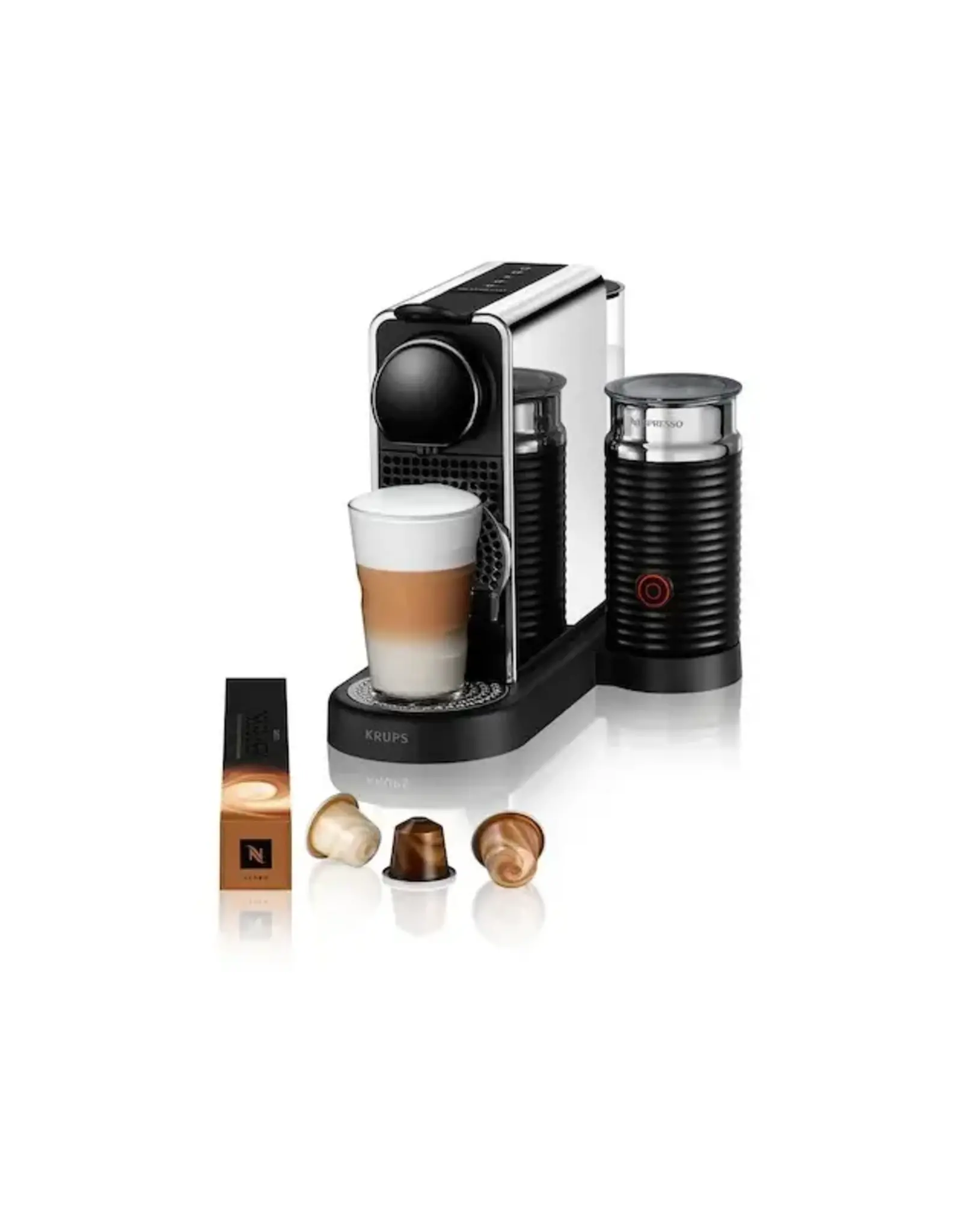 NESPRESSO Krups XN630D10 Citiz & Milk Koffiemachine Zwart/RVS