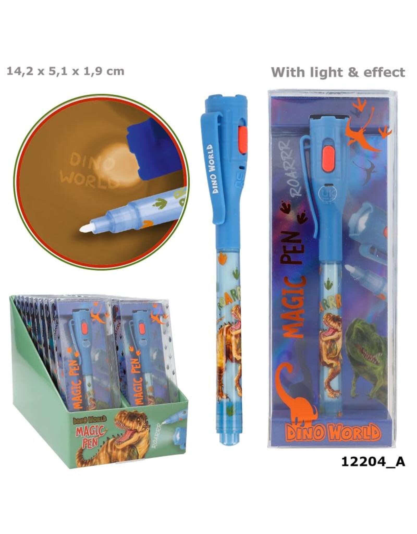 Dino World Dino world geheime pen met led