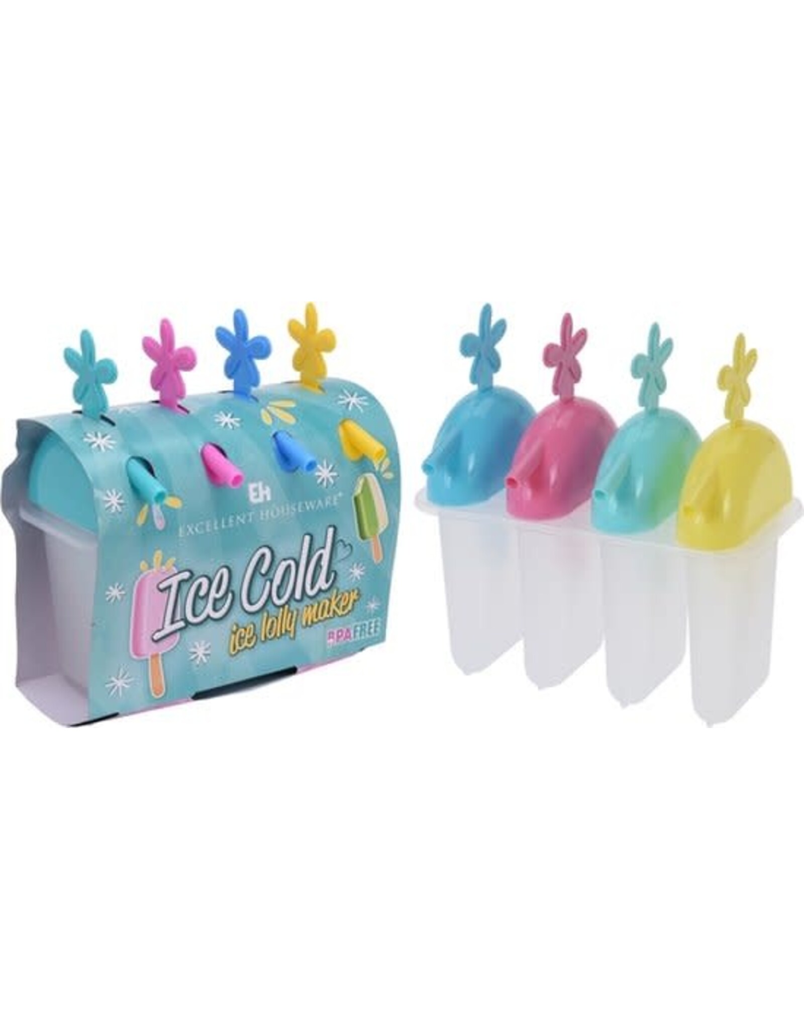 EXCELLENT HOUSEWARE Ice lolly maker 4x