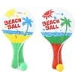 Beachvolleybal ball set hout