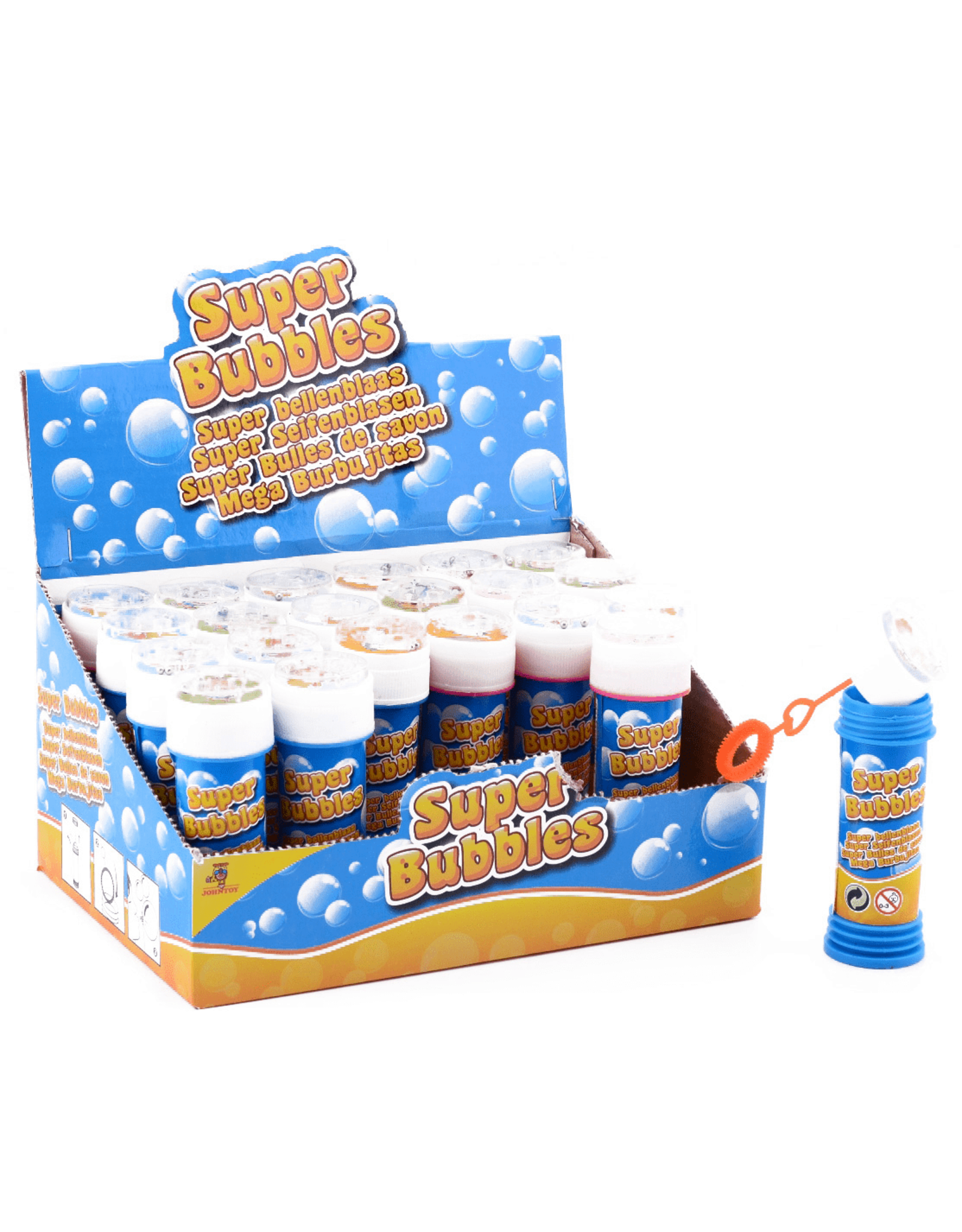 AQUA FUN BELLENBLAAS SUPER BUBBLES PER STUK