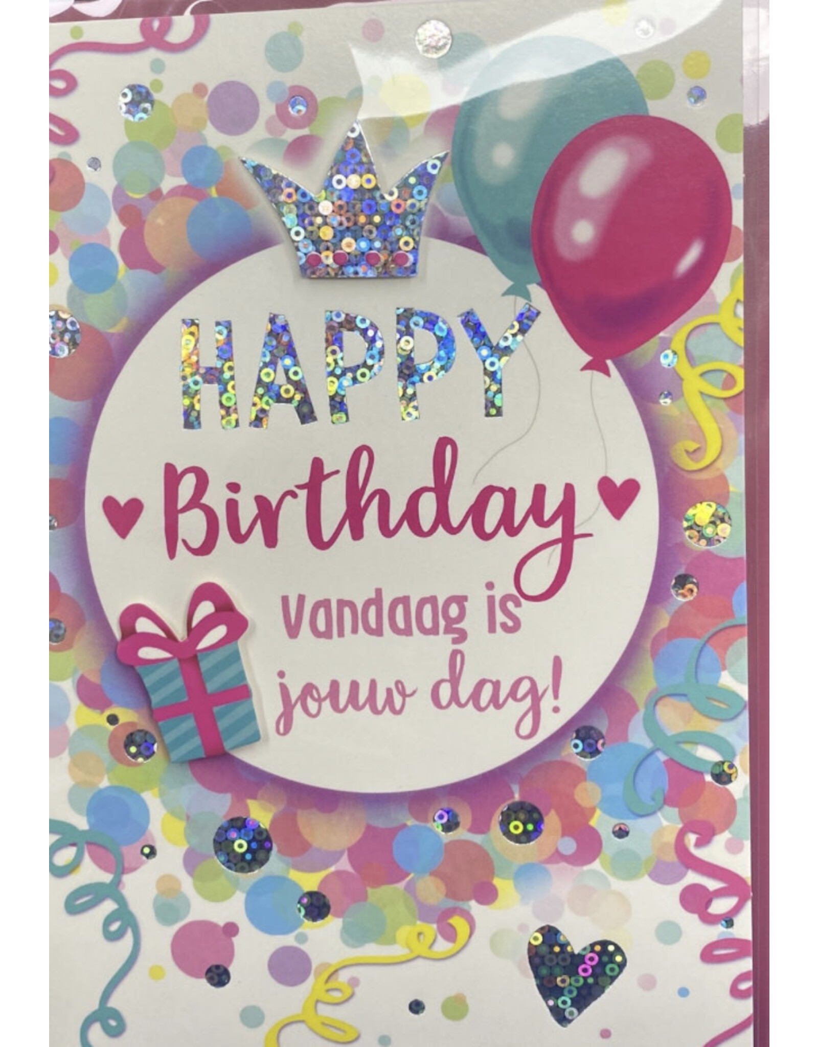 Gefeliciteerd vandaag is jouw dag