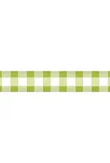 damast papier groen/wit