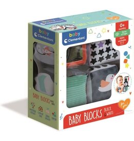 CLEMENTONI Clementoni baby zachte blokken zwart/wit