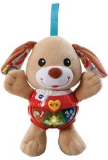 VTECH VTech Baby Knuffel & Speel Puppy - Educatief Babyspeelgoed - Bruin