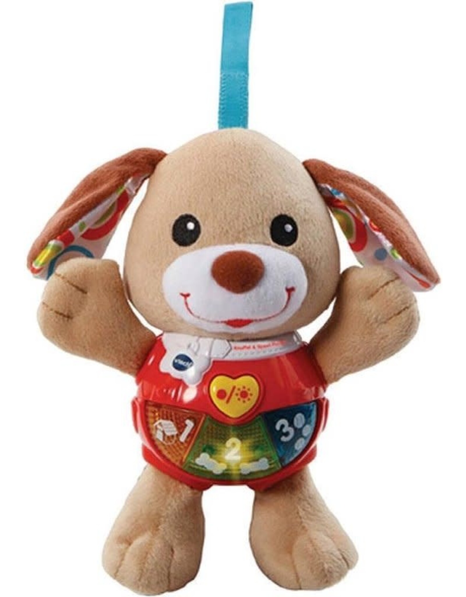 VTECH VTech Baby Knuffel & Speel Puppy - Educatief Babyspeelgoed - Bruin