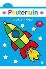 Ballon Peutertuin plak en kleur 2+ raket
