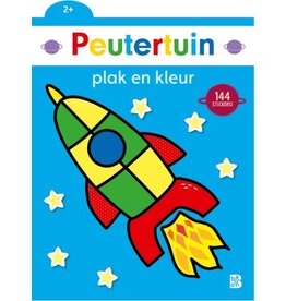 Ballon Peutertuin plak en kleur 2+ raket