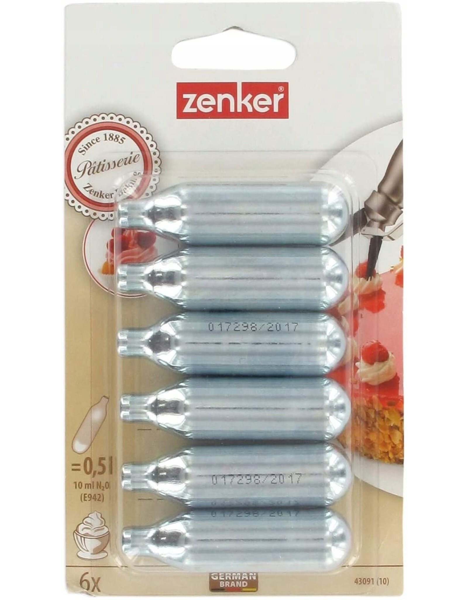 zenker Slagroompatronen 6 stuks