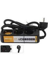 DoaBuy DoaBuy kindveilige stekkerdoos 3-weg geaard zwart zwart