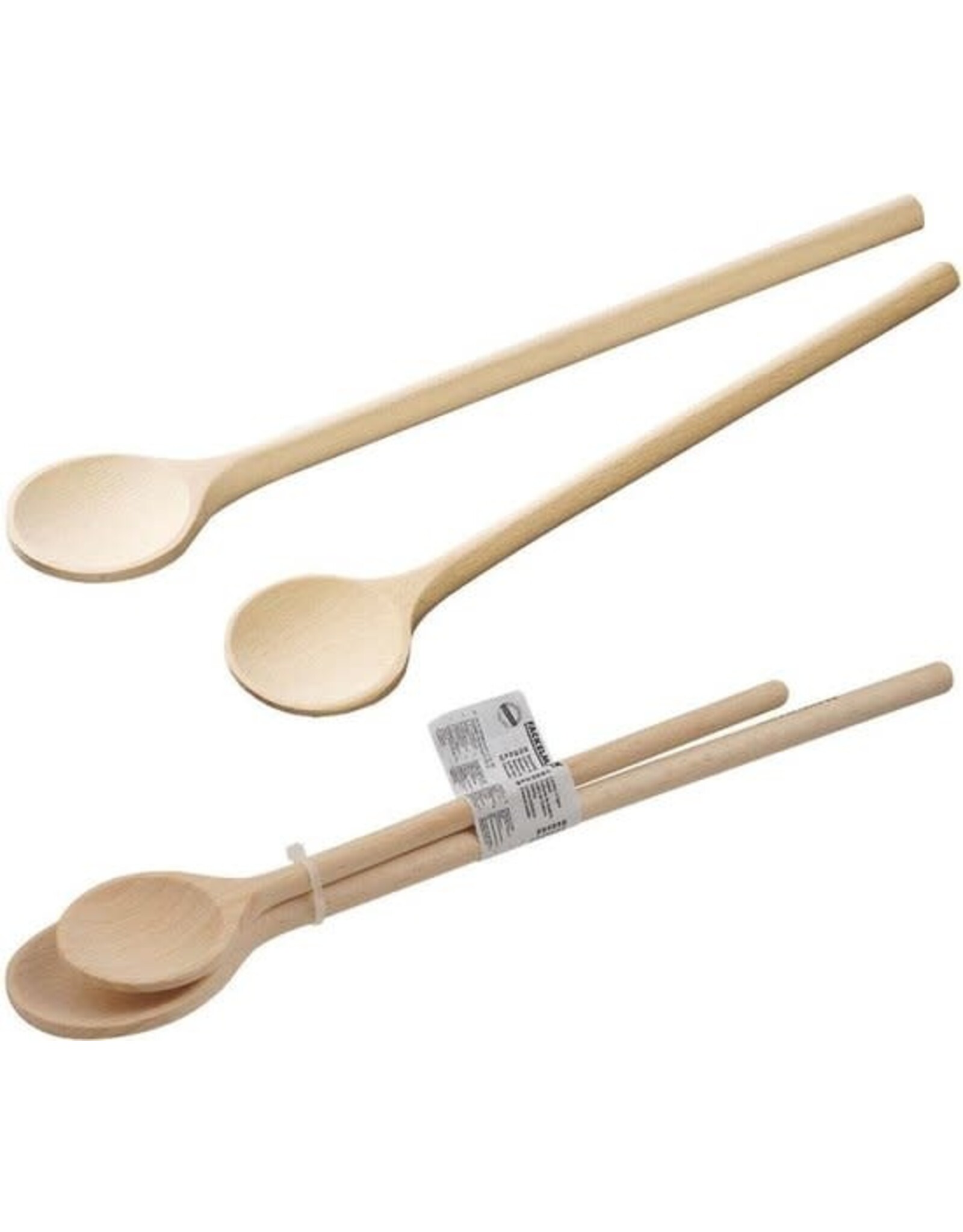 FACKELMANN Spatel hout 2 stuks fackelmann