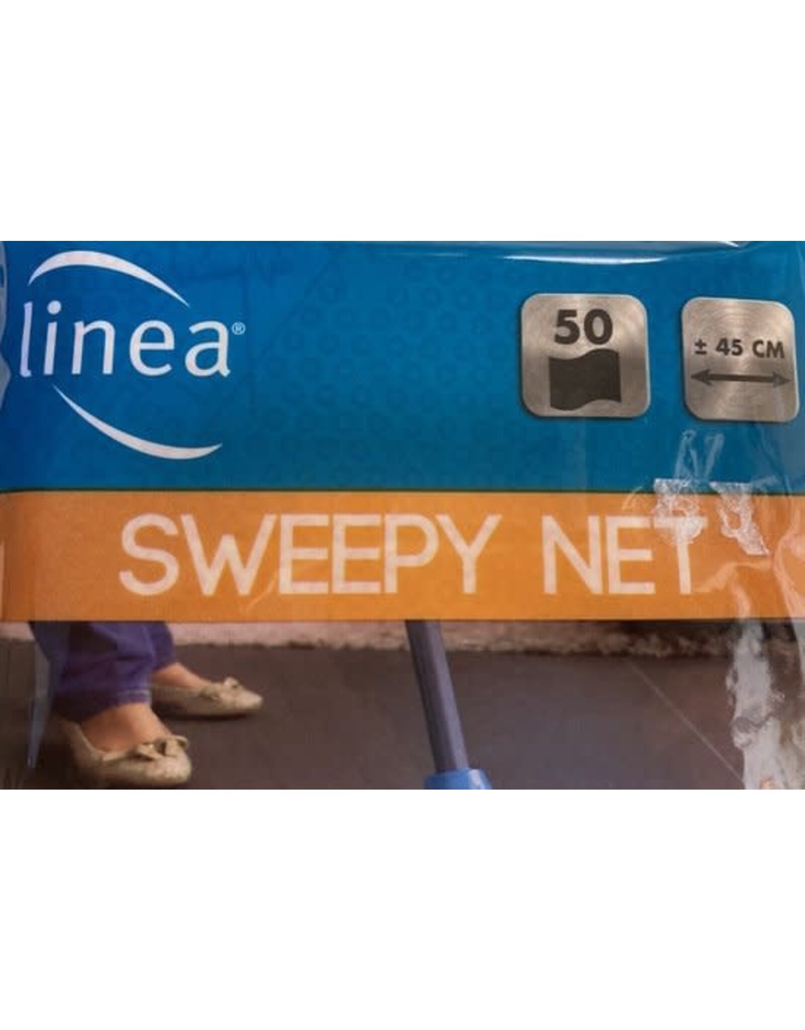 LINEA Linea vliesdoekjes Sweepy-Net 40cm 50 stuks geel