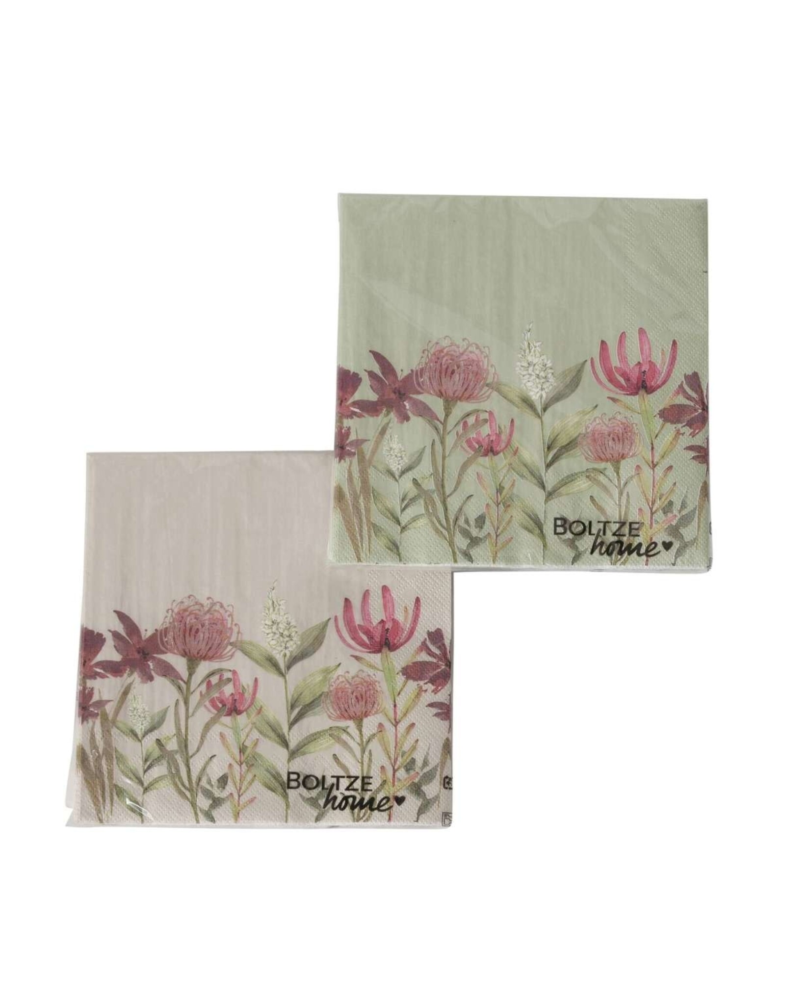 Boltze Home Boltze Home Servetten Lumea met afbeelding bloemen 20 stuks