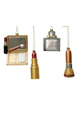 Decoris Decoris Kersthanger kunststof make-up Parfum, Poederkwast, Lipstick of Oogschaduw per stuk