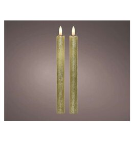 lumineo Lumineo LED dinerkaars - Goud - Set van 2