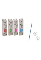 Rietjes Assorti kleur streep PP 50 stuks Dia 6mm L 22cm
