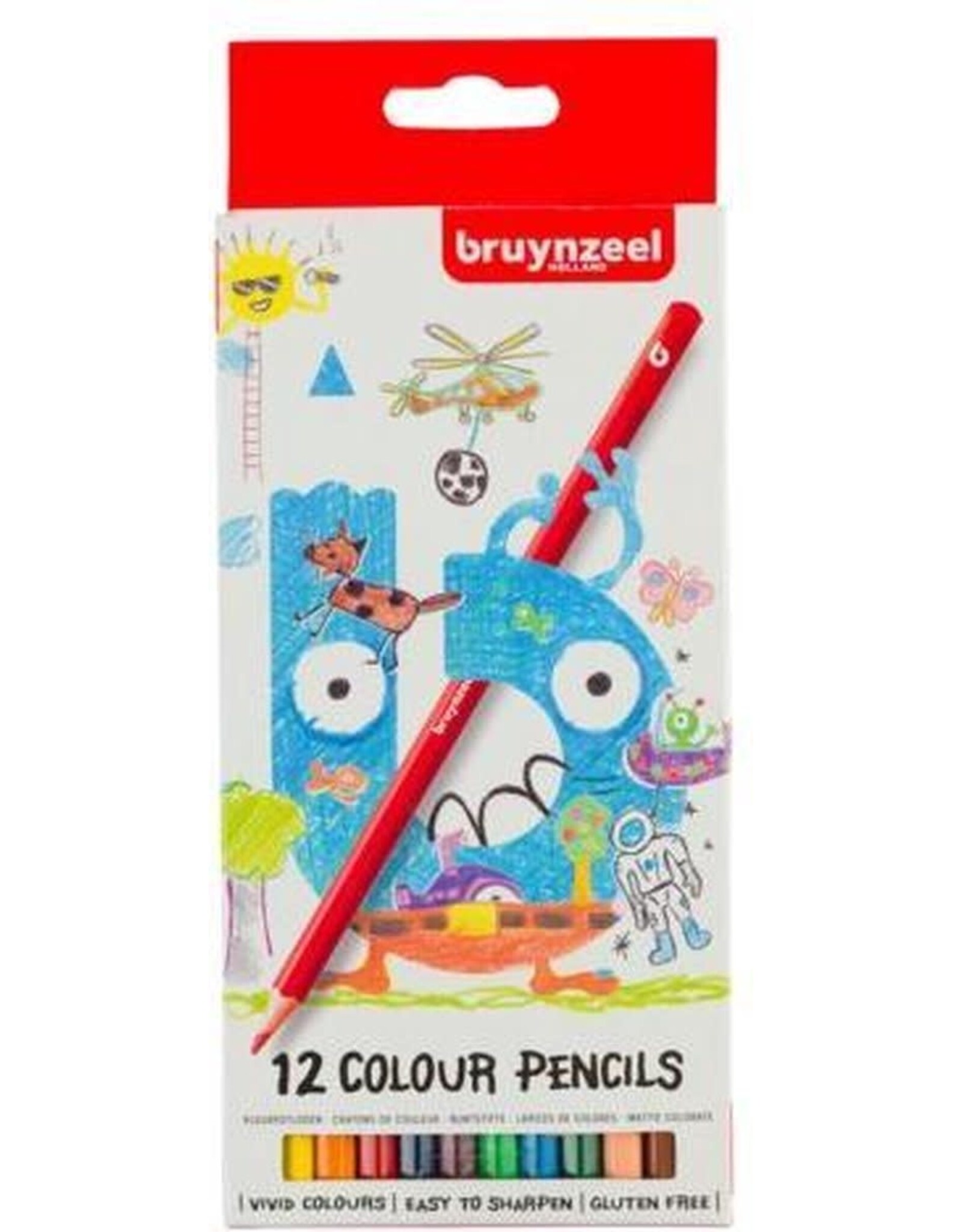 BRUYNZEEL Bruynzeel Kids 12 kleurpotloden