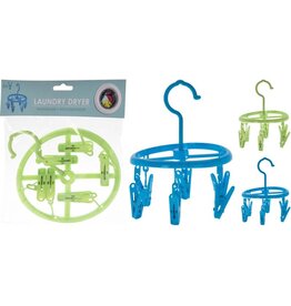 Droogcarrousel 6 knijpers Ø15cm (1 stuk) assorti