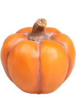Pompoen aardewerk oranje h 10,5 cm