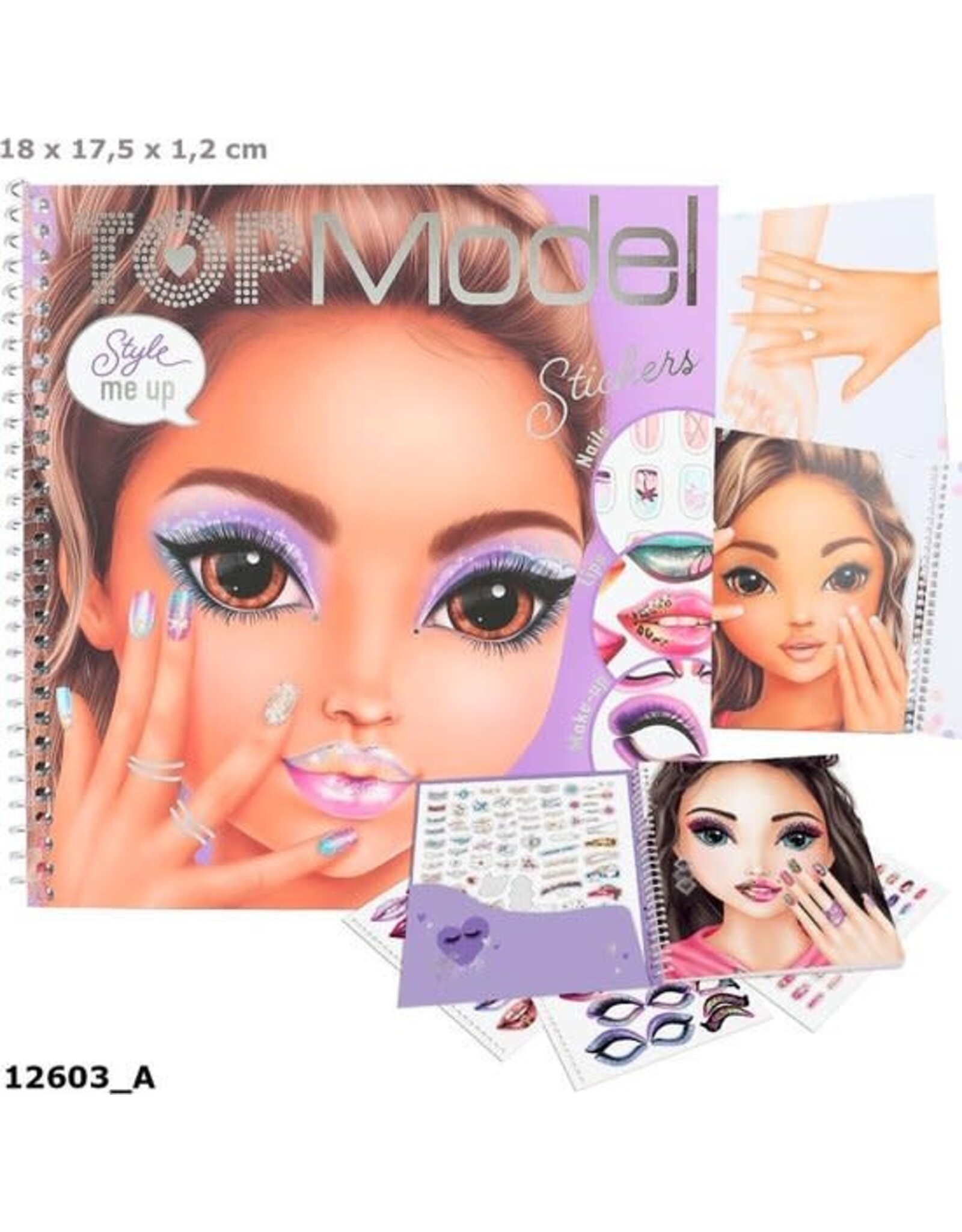 TOPMODEL Topmodel dress me up stickerboek beauty girl