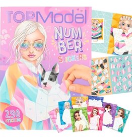 TOPMODEL Topmodel nummer stickers fantasy stickerboek