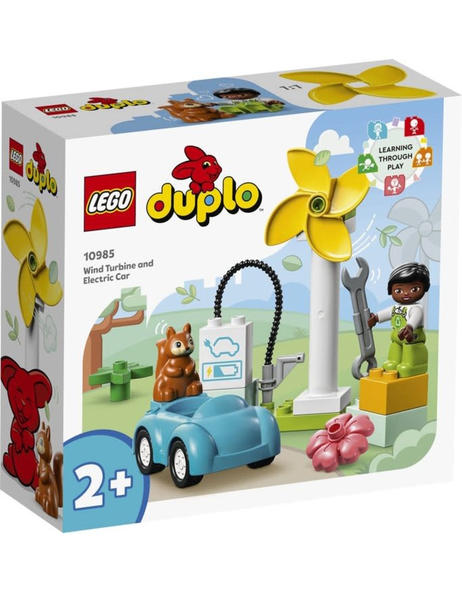 duplo Lego Duplo wind turbine and electric car