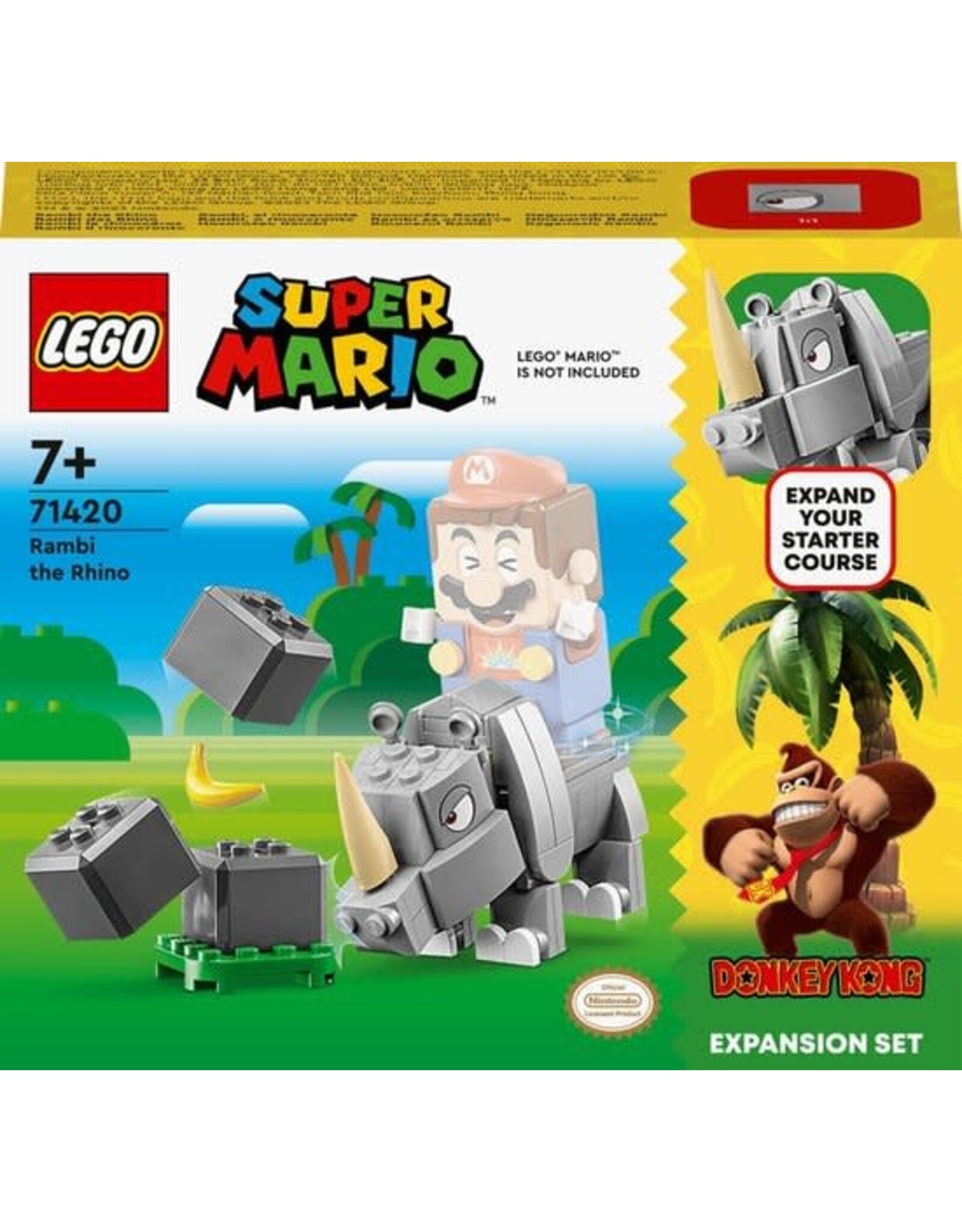 LEGO LEGO Super Mario Uitbreidingsset: Rambi de neushoorn - 71420