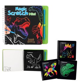 Dino World Dino World Mini Magic Scratchboek