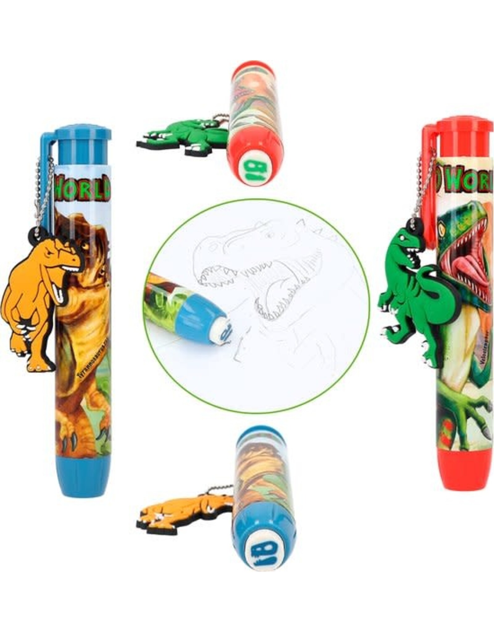 Dino World Depesche - Dino World gumstift