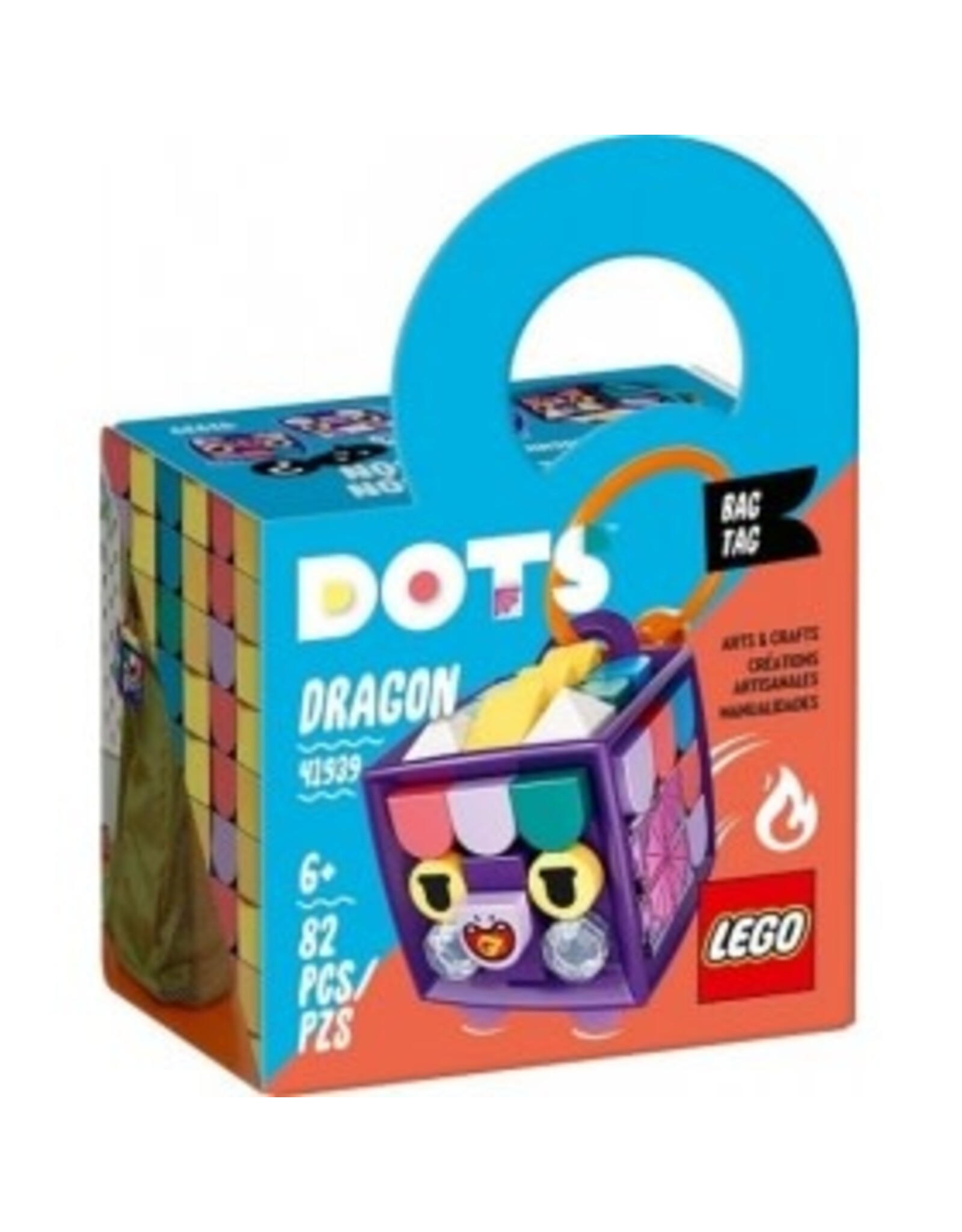 LEGO LEGO Dots 41939 Tassenhanger draak