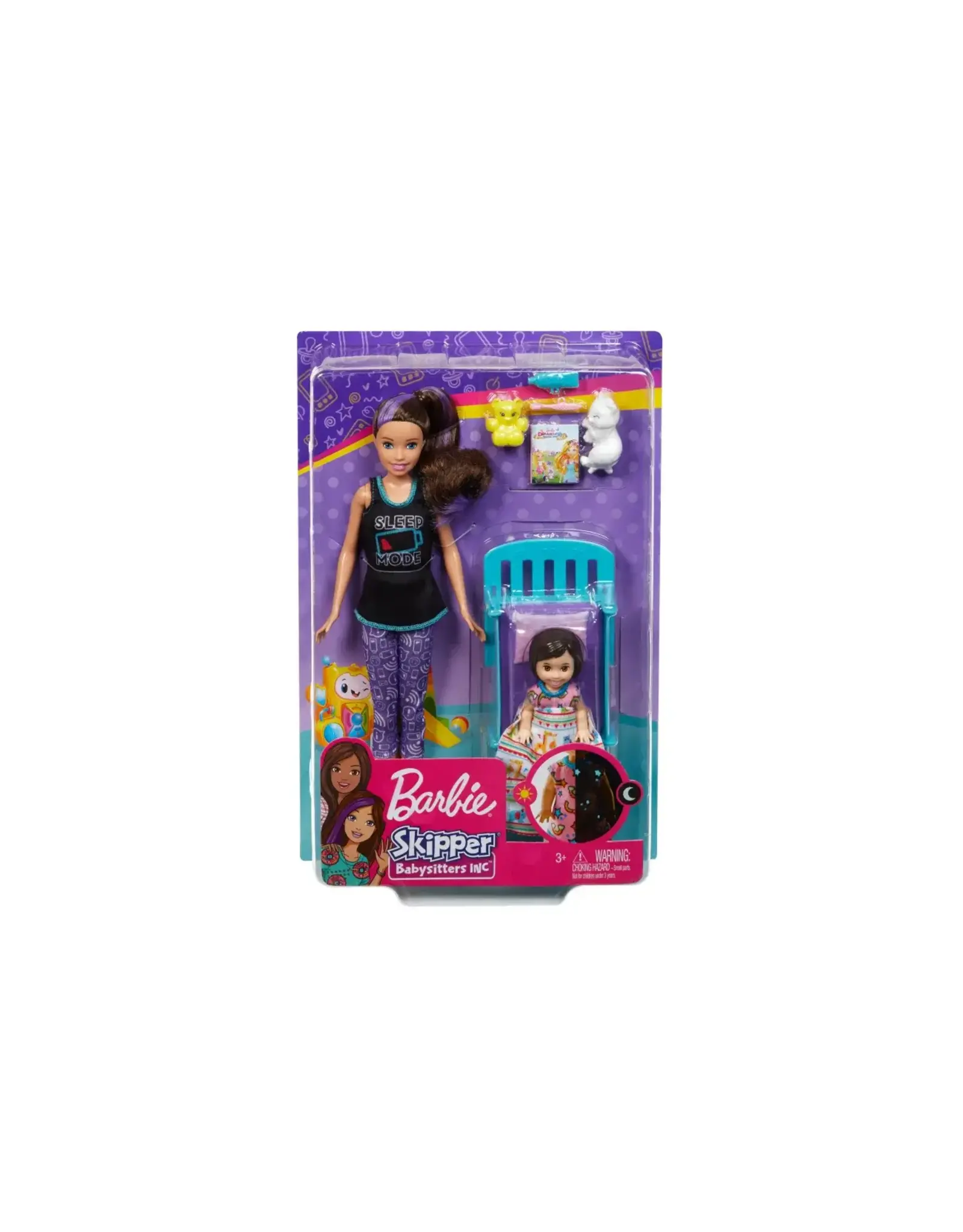 MATTEL Barbie Babysitter Speelset met poppen