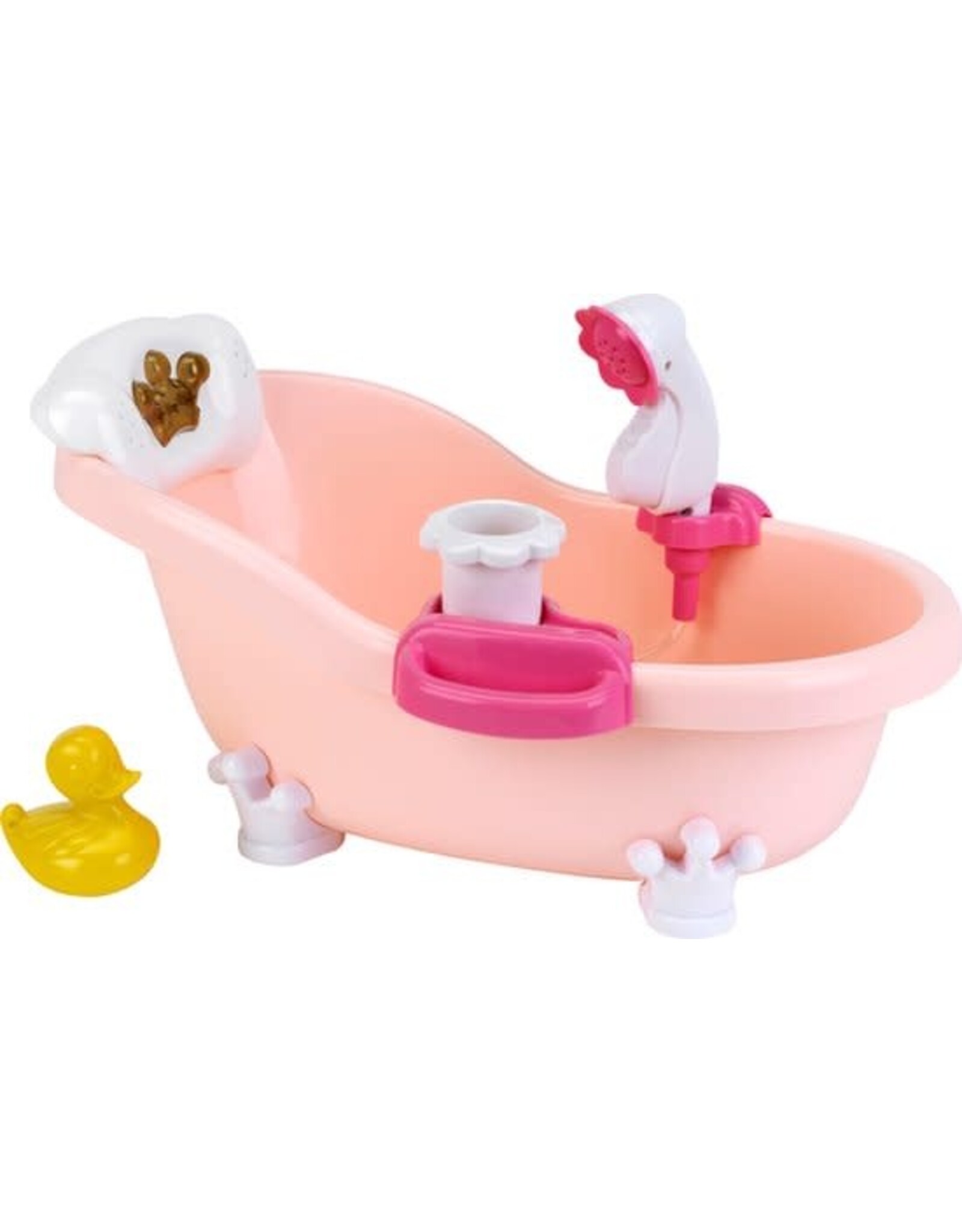 Klein Klein Toys Baby Coralie speelgoed pop bad - incl. accessoires - incl. licht - incl. geluid - roze