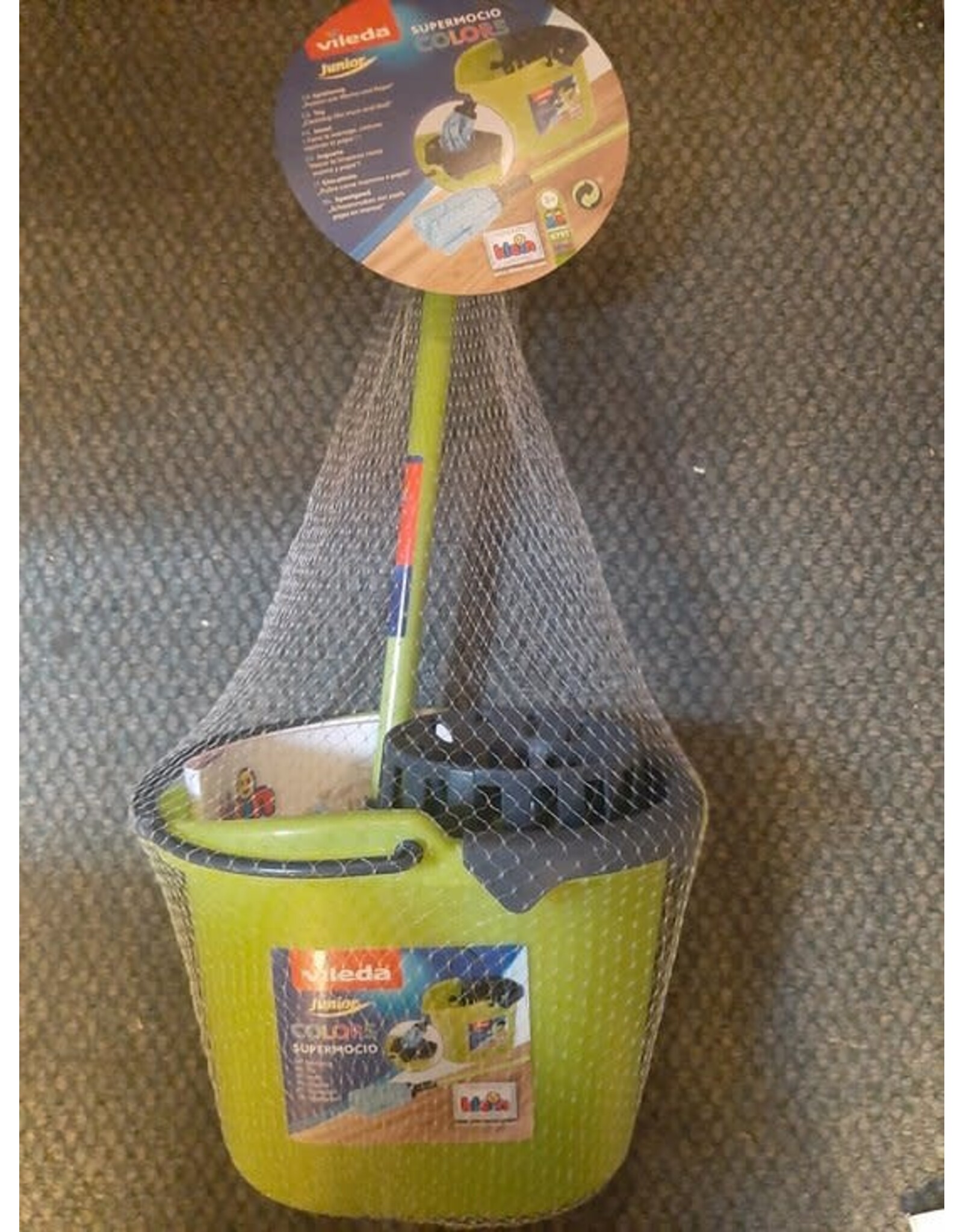 Klein Vileda speelgoed dweilset groen 2delig