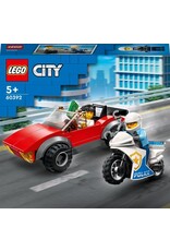 LEGO LEGO City Achtervolging auto op politiemotor Set - 60392