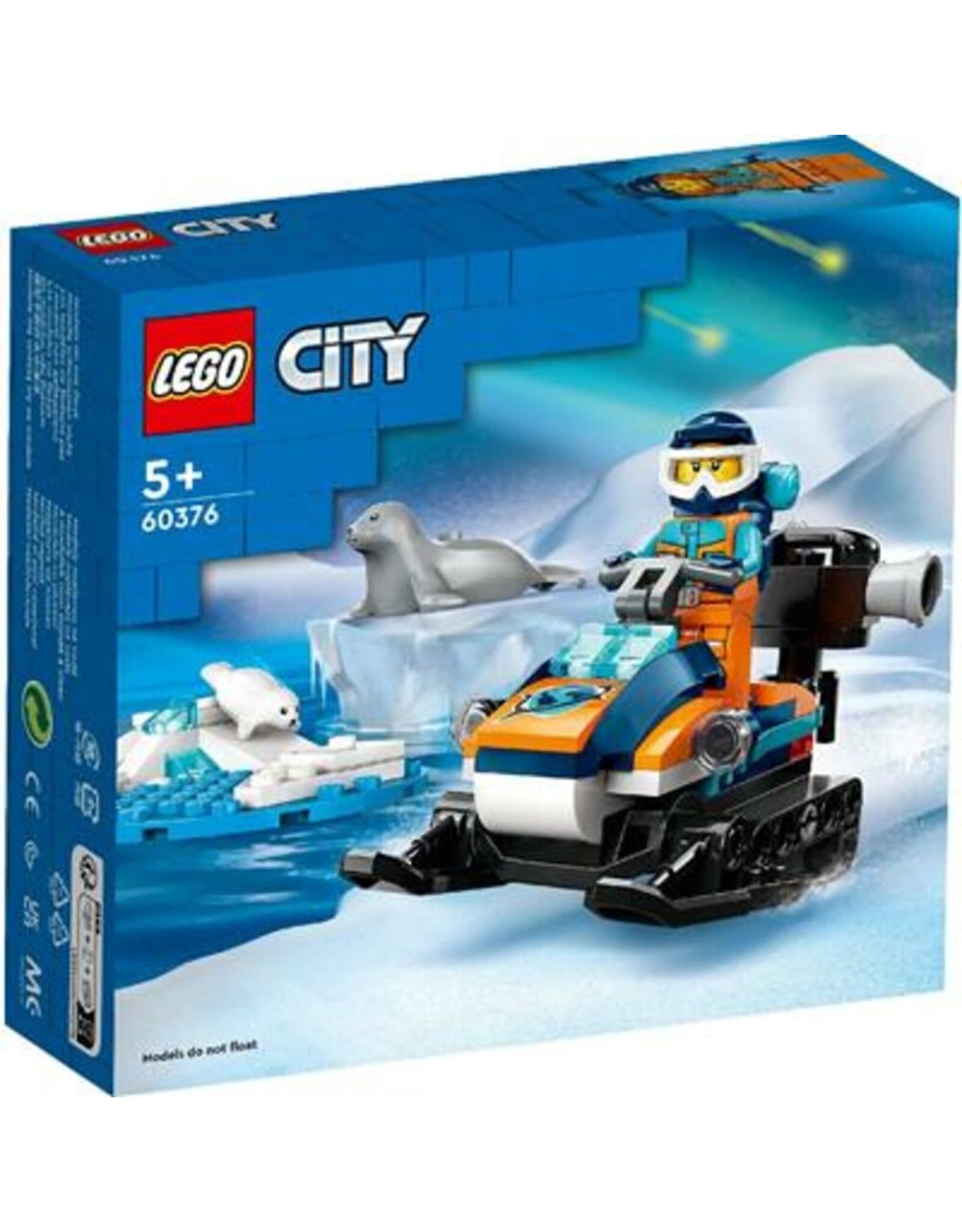 LEGO LEGO City Sneeuwscooter voor Poolonderzoek Modelbouwpakket - 60376