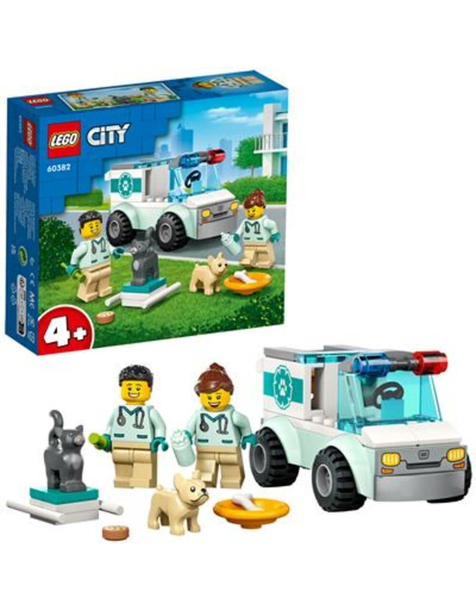 LEGO LEGO City Dierenarts reddingswagen Speelgoed - 60382