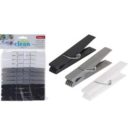 ULTRA CLEAN Wasknijpers kunststof 7,8x1,1cm pak a 24 stuks